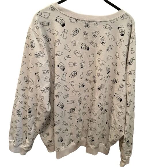 ELOQUII x Katie Sturino Ruff Days Printed Sweatshirt - Picture 6 of 12